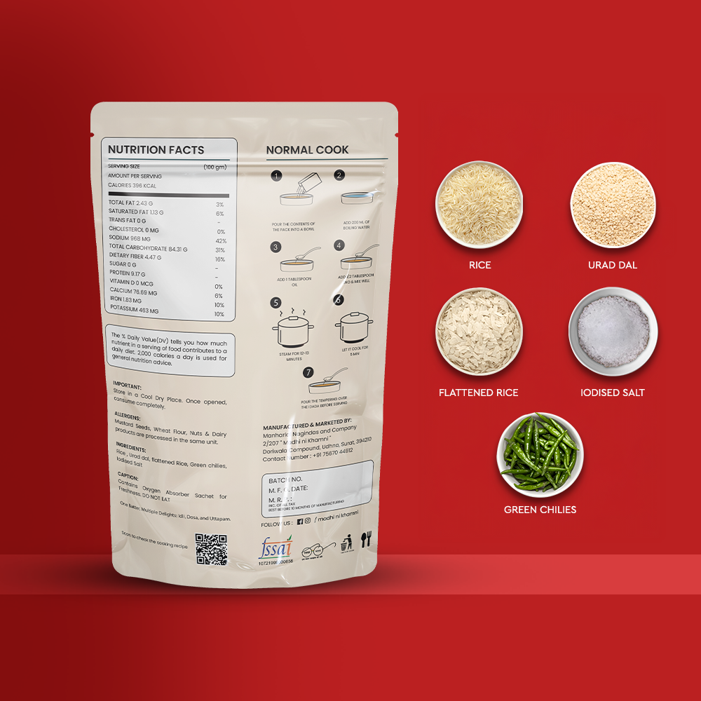 Ready-to-Cook Idada