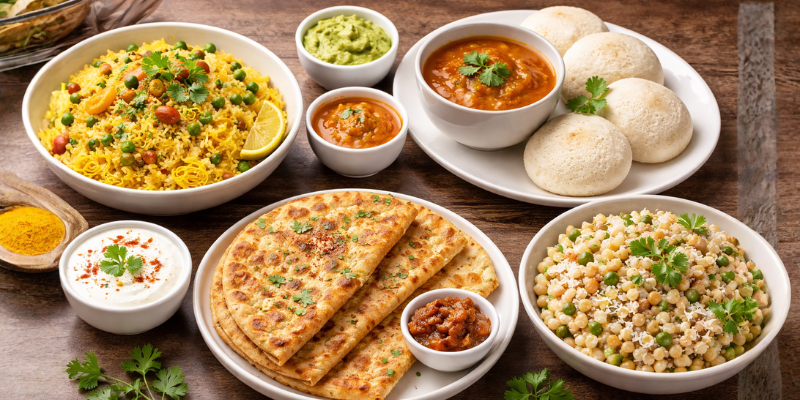 Delicious Morning Breakfast Ideas from Different Indian States